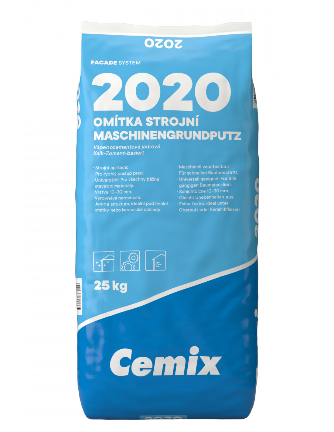 Omítka Jádrová Cemix Strojní 012/ 2020 / 25 Kg